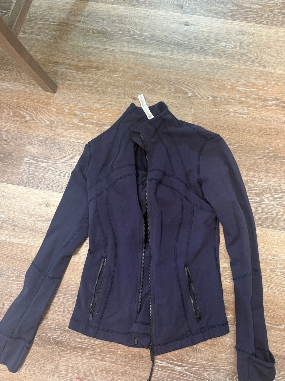 Women’s Navy Zip-Up Jacket